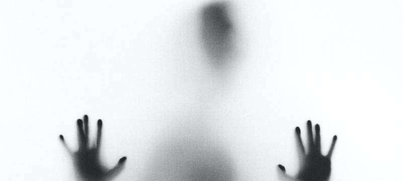 black and white unknown human image